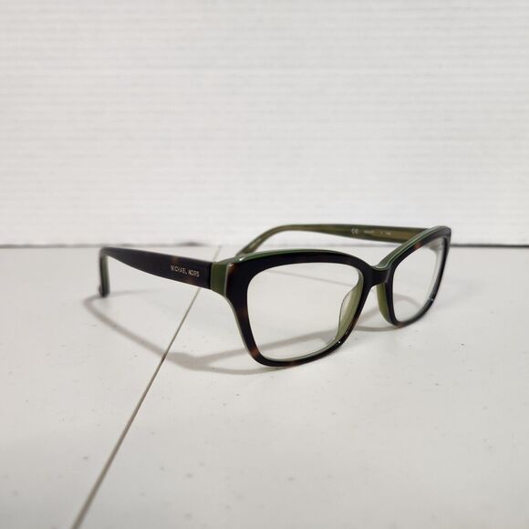 MICHAEL KORS MK 256 225 HAVANA GREEN AUTHENTIC EYEGLASSES 50-17-130 Frames ONLY - Picture 5 of 9